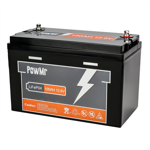 PowMr 100AH Lifepo4 Battery 12.8V