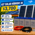 KIT SOLAR HÍBRIDO 3K