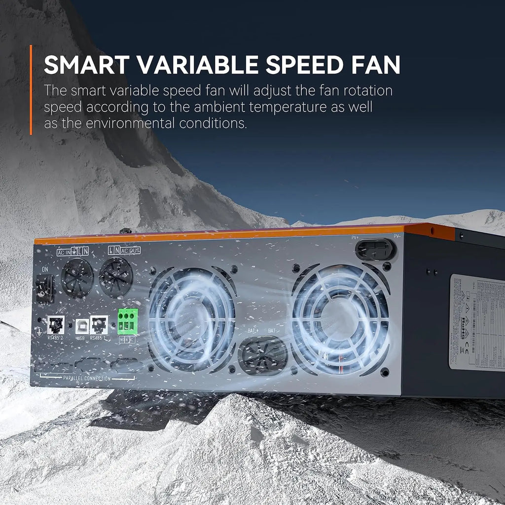 PowMr 3.2KW Hybrid Solar Inverter 24V 110V